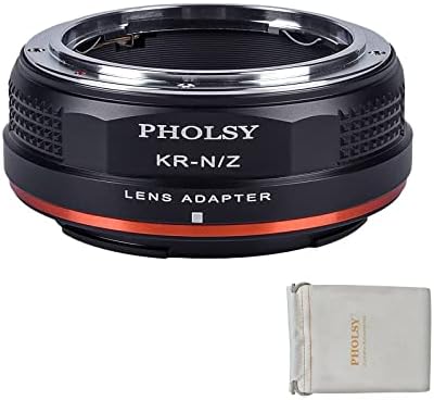 Адаптер за закрепване на обектива PHOLSY е Съвместим с обектив Exakta Mount (не е съвместим с обектив Topcon) е Съвместим с камера Nikon