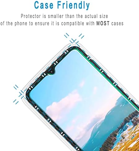 Защитно фолио HPTech (2 опаковки), съвместима с Motorola Moto G Play (2021), Закалено стъкло, защита от драскотини, идеален за корпуса, твърдост 9H