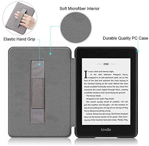 Калъф за Kindle Paperwhite (10-то поколение, 2018 година на издаване), защитен калъф от TPU, с каишка на китката и стилус (номер