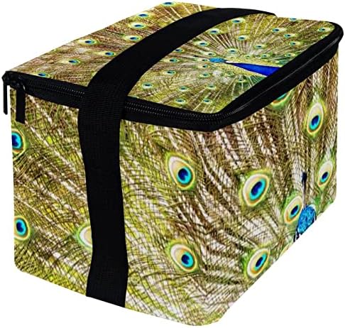 Дамски Чанта за обяд GUEROTKR, Кутия за Обяд за мъже, Дамски Кутия за Обяд, с изображение на животно птици от павлиньих пера