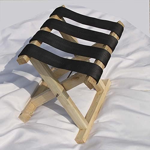 SUNNYHILL Дървен сгъваем стол, платно туристически сгъваеми столове за дома, преносими столове за сядане