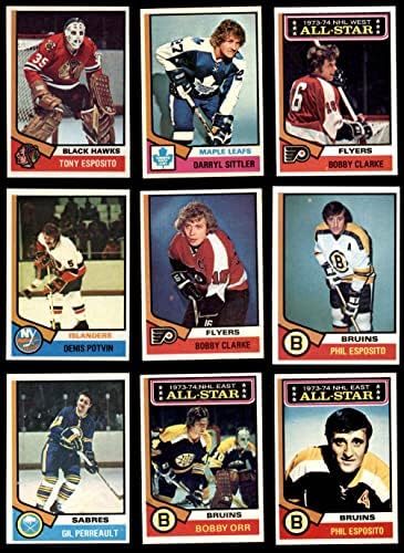 1974-75 Хокей комплект Topps (Хокей комплект) EX/MT