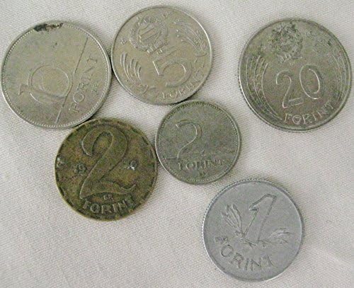 Унгарски монети 1968 година на издаване До евро са Много малки