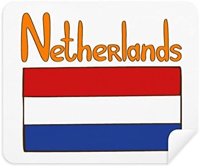 Кърпа за почистване на Националния Флаг на Холандия С Шарени Пречистване на Екрана 2 елемента Замшевая Плат