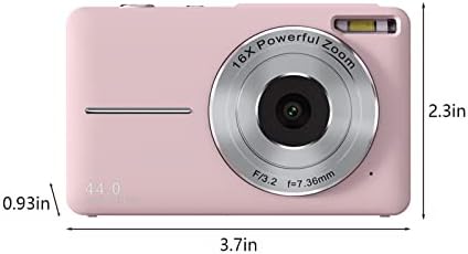 Дигитална Камера 1080P HD видео Камера, Малка Камера, 2,5-инчов LCD дисплей, 32 GB Micro SD, 16-кратно цифрово Увеличение, Детски