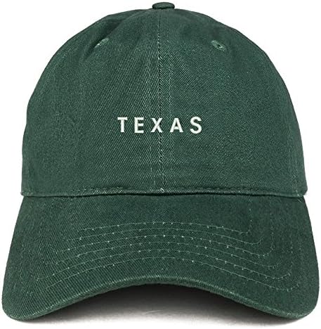 Моден Магазин за дрехи Texas Text Бродирани Мек Памучен Шапка за Татко
