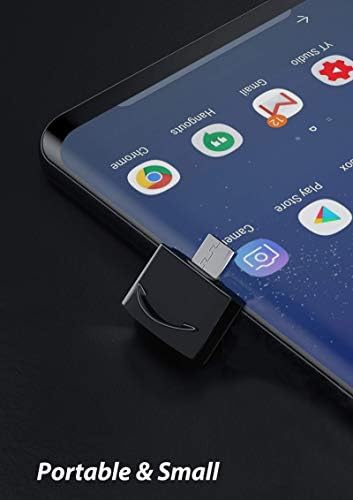 Адаптер Tek Styz C USB за свързване към USB конектора (2 опаковки), съвместим с Samsung SM-N930VZ за OTG със зарядно устройство Type-C. Използвайте с устройства разширения, като например
