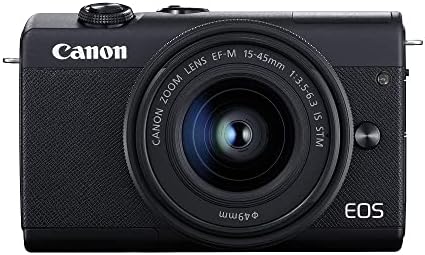 Беззеркальный цифров фотоапарат Canon EOS M200 с обектив 15-45 мм Международна версия
