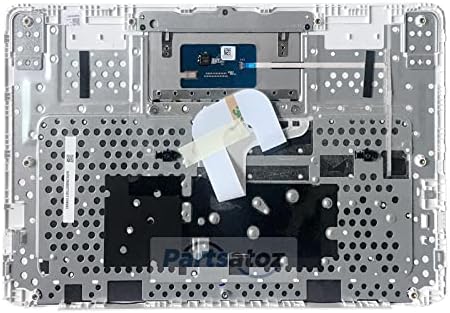Резервни части за подмяна на горния корпус подложки за ръце с клавиатура САЩ и тачпадом възли за HP Chromebook 14 14A G5 14-CA 14-DB TPN-Q204 L17094-B31 L17094-051 - Бял