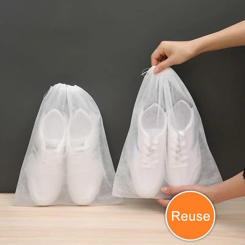 Пътна чанта за съхранение на обувки и облекло, 50 бр. за обувки, дрехи от нетъкан текстил