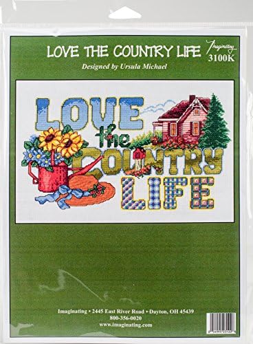 Комплект за бродерия на кръстат бод Imaginating Inc. Love The Country Life
