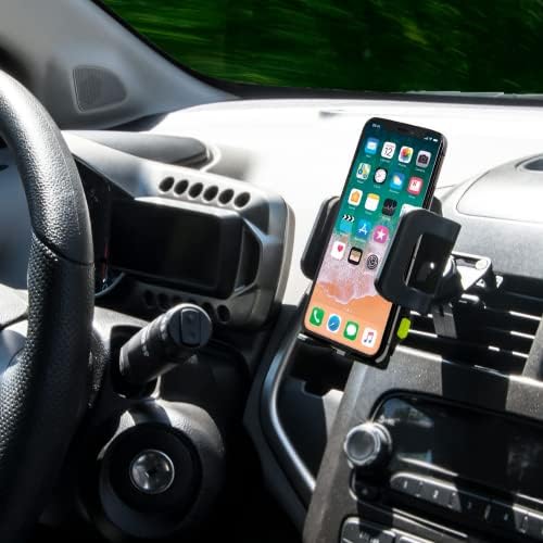 Скоба за закрепване на смартфон TekGrip на отдушник в кола, стойка за телефон, хендсфрий, Съвместим iPhone X 8 Plus 7 SE 6s