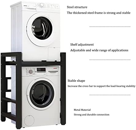 Рамки за съхранение на перални машини BKGDO Подова Поставка над Тоалетна, Блок за съхранение в банята, Практически Полк, Рамка