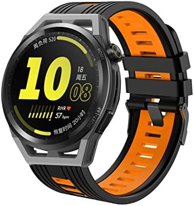 BNEGUV Силиконов ремък за TicWatch Pro 3/3 GPS LTE смарт каишка за часовника 22 мм Гривна Въжета на китката за TicWatch Pro 2020 S2 E2 Correa (Цвят: стил I, Размер: Ticwatch GTX E2 S2)