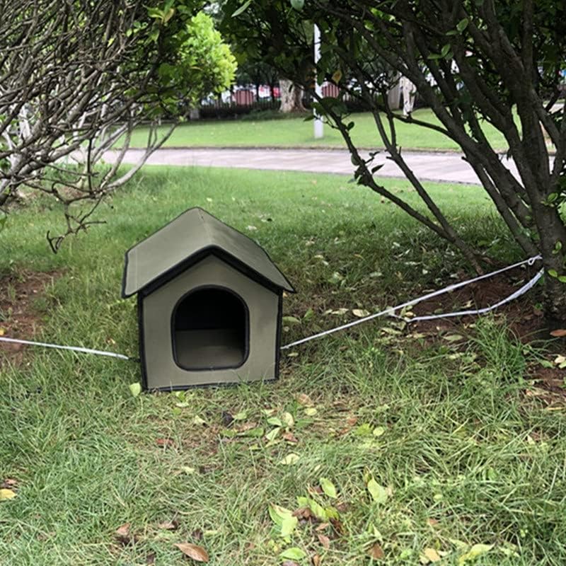 CXDTBH Сгъваем Голяма Къща За Домашни Любимци EVA Водоустойчив Открит Котките от Развъдника Гнездо с Вътрешна Подплата Приют