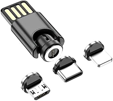 Кабел BoxWave е Съвместим с Comma Three devkit (кабел от BoxWave) - Мини адаптер MagnetoSync, Кабел за зареждане магнит USB
