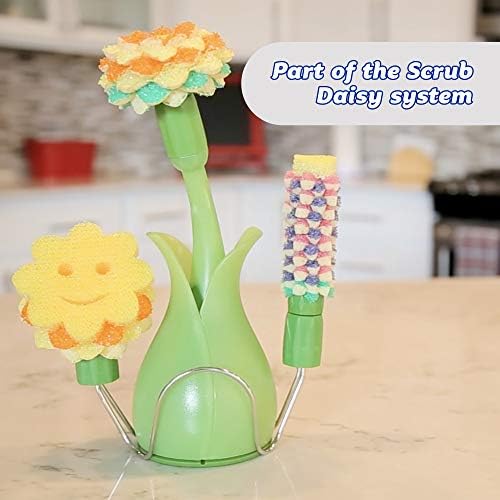 Scrub Татко – Система за миене на съдове Scrub Daisy - работа на смени Корона - Скрубер за стъкло и бутилки, Hyacinth, 1
