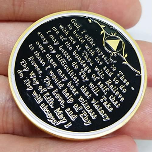 Чип-медальон АА в продължение на 5 години - Дървото на живота - Монета трезвост, Чипове за възстановяване на молитви спокойствие,