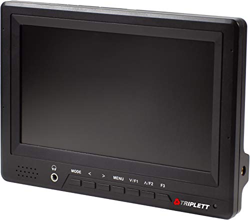 Трехкомпонентный 7-инчов Ультракомпактный тестов монитор на защитата на HD 4K с интерфейс HDMI, композитным BNC вход / BNC изход и