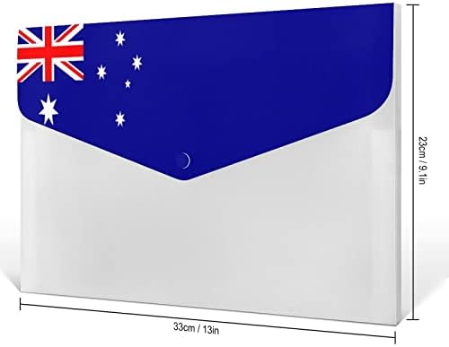 Флаг Австралия Расширяющаяся Папка за файлове в Папка-Акордеон с 6 Джоба Органайзер За Документи на Хартиен Органайзер