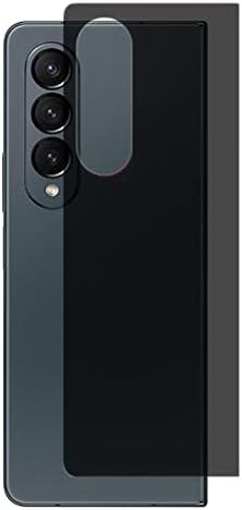 Защитно фолио VIESUP за складного телефон Samsung Galaxy Z Fold4 5G, 1 опаковка защитно фолио е с пълно покритие отпред + 1 опаковка е напълно черна задния панел за Samsung Galaxy Z Fold 4-5G, [?