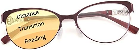 Karsaer Прогресивно Многофокусные Очила За Четене Женски Cateye Blue Light Блокер Четци Мультифокальные Компютърни Очила