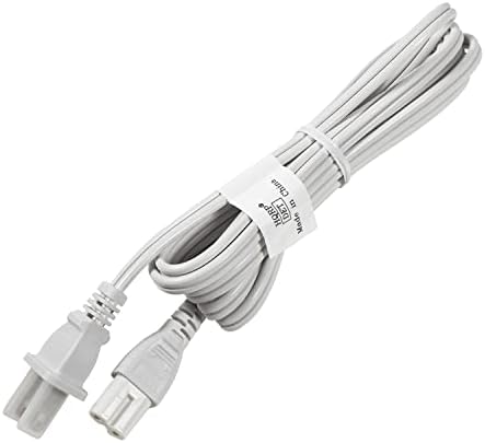 Захранващ кабел ac HQRP, Съвместими със системата за стрийминг на музика Sonos Connect, Мрежов кабел бял на цвят, е в списъка на UL