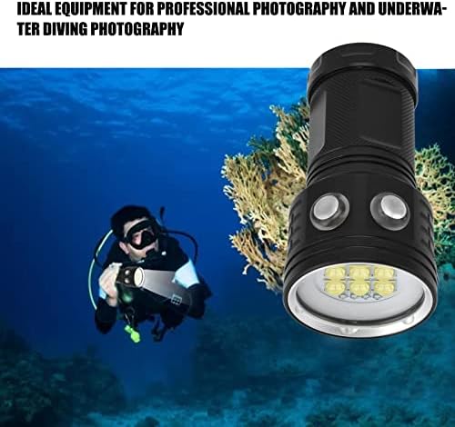 Подводен Фенер, Сигурно Led Потапяне на дълбочина 328 фута Фенерче за снимки по време на Риболов