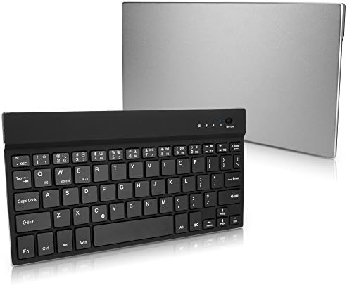Клавиатура BoxWave е Съвместима с HP Slate 17 (клавиатура от BoxWave) - Клавиатура SlimKeys Bluetooth - с подсветка, преносима клавиатура