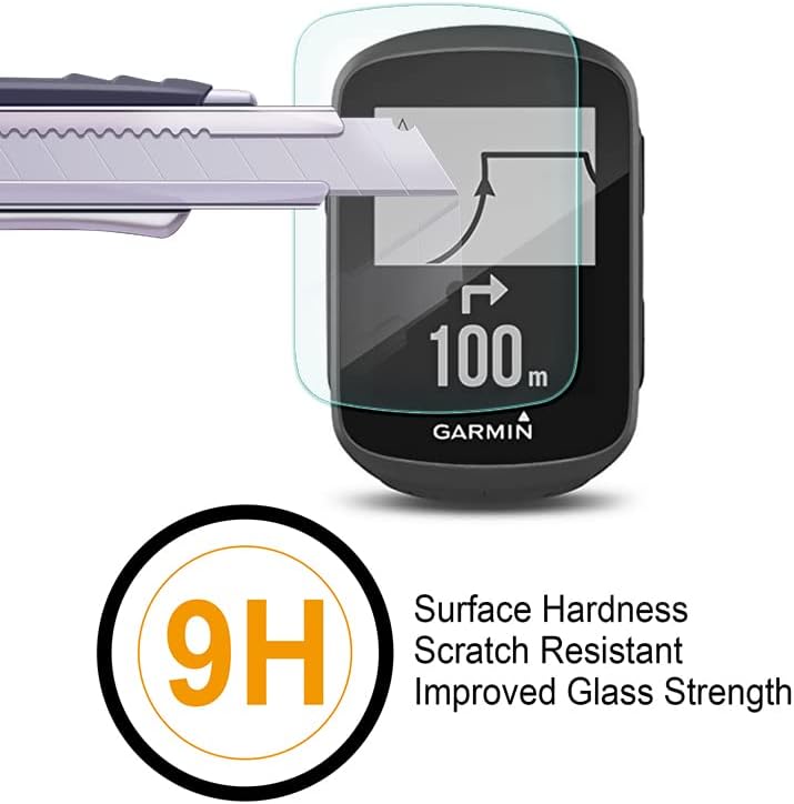 (2 опаковки) Supershieldz е Предназначен за Garmin Edge 1040 и Edge 1040 Защитно фолио, изработени от закалено стъкло на слънчева батерия, не се драска, без мехурчета