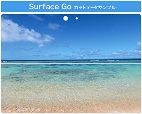 стикер igsticker Калъф за Microsoft Surface Go/Go 2 Ультратонкая Защитен Стикер за тялото Skins 001605 море, Синьото Небе, Пясъчен Плаж