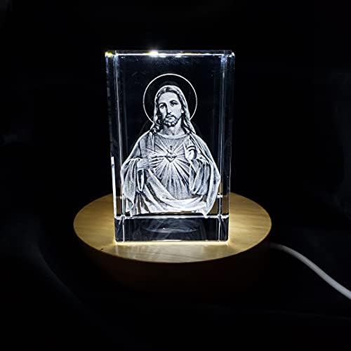 3D статуетка на Кристален Исус с led (X-Large)