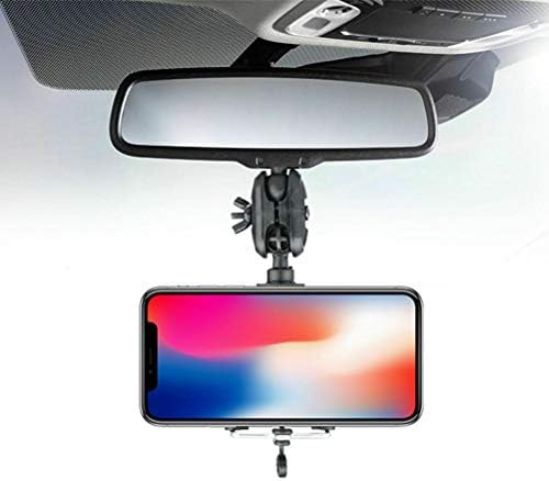 JJRY Кола за телефон Огледало за обратно виждане за Монтиране на Мобилни Скоба Универсален 360 Градуса Мобилен Мобилен Смартфон