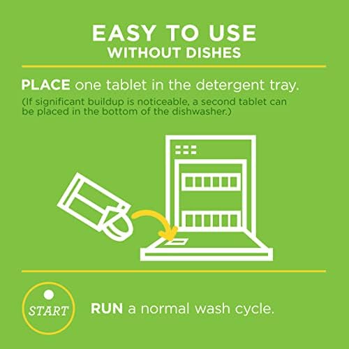 Препарат за миене на съдове Affresh, помага за премахване на варовик плака и остатъците, причиняващи неприятна миризма, 6 хапчета