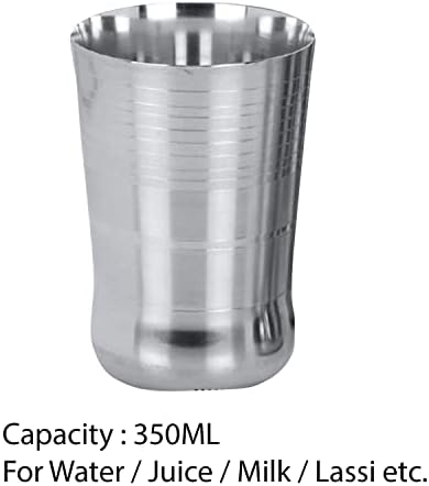 Универсален комплект чаши Sharvgun Steel (опаковка от 6 броя) JF-6 от неръждаема стомана (6 броя, с диаметър 7 см, 350 мл) / Обслужването