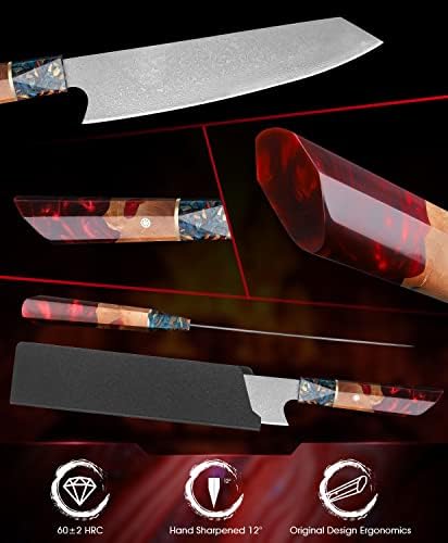 Японски нож Huusk за Рязане на месо в комплект с 7,87Остри като Бръснач Кухненски Ножове