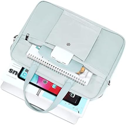 SDFGH Куфарче за лаптоп, чанта за лаптоп, Модерна дамска чанта през рамо, пътна офис женствена чанта (Цвят: B размер: 12-13,3