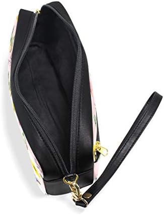 Vipsk Студентски Черен молив случай от висококачествена Изкуствена кожа с Голям Капацитет, чанта за писалки, чанта за грим, Косметичка (Цветна
