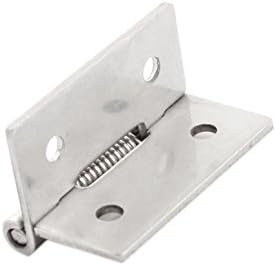 Задвижваната чекмедже на шкафа IIVVERR с дължина 50 мм със сребърни панти от неръждаема стомана (50 мм largo gabinete puerta cajón