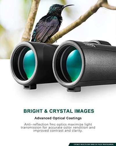 Бинокъл Eyeskey за наблюдение на птици за възрастни Компактен |Водоустойчив, Защитен от замъгляване Бинокъл за игри на открито Лов | остротата
