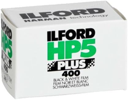 Опаковка от 5 на филм Ilford 1574577 HP5 Plus, Черно-бял филм за печат, 35 мм, ISO 400, 36 Експозиции