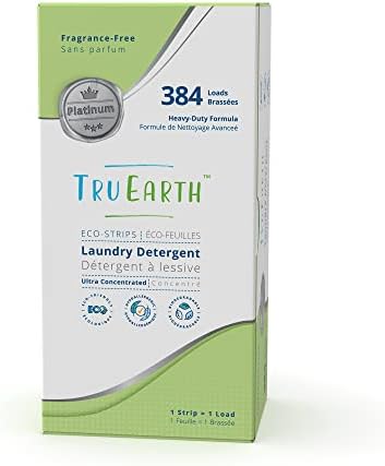Хипоалергенни, лесно биоразградими листа за измиване /Еко-ленти Tru Earth Platinum за чувствителна кожа, в количество 384 парчета