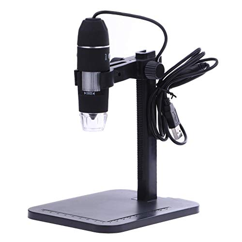 Дигитален Микроскоп Джобни Преносими USB-Микроскопи, 50x-1000x Увеличение, HD-Лупа с Фиксиран Фокус с светодиодите, Инспектиращата