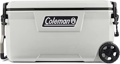 Ракла за лед Coleman—Охладител на 100 литра серия Convoy с колела