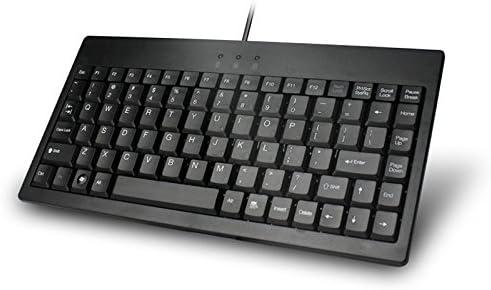 Adesso AKB-110B - Мини-Клавиатура EasyTouch - USB и PS/2 цвят Черен