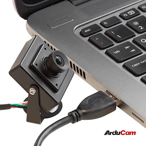 Модул USB-камера Arducam Raspberry Pi, HDR 1080P 2MP CMOS с обектив с ръчно фокусиране M12, такса уеб камера Mini UVC USB2.0, съвместимо