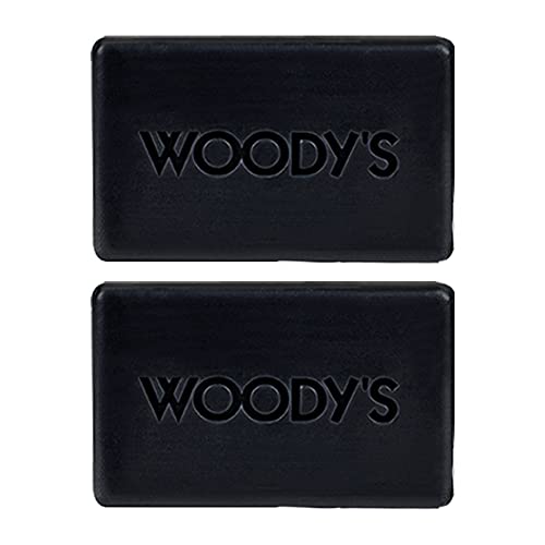 Сапун Woody's с активен въглен за мъже, Почиства и премахва мръсотия и мазнини, за всички типове кожа, 3 Грама, 2 опаковки