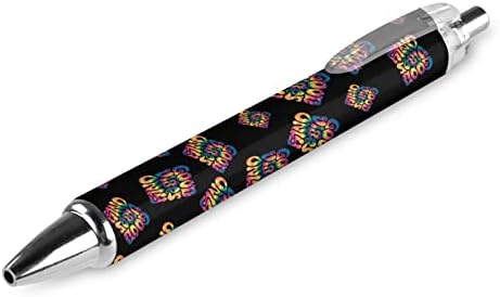 Вратовръзка Боядисват Good Vibes Само 0,5 мм Тънък Сгъваем Химикалка Писалка с Синьо Мастило Работни Дръжки Бързосъхнеща Гладка Дръжка За запис на 1 бр.