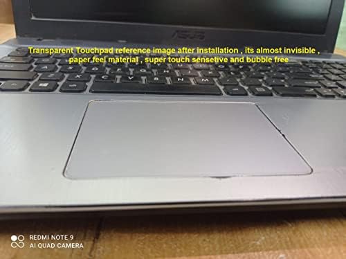 (2 бр.) Защитен калъф за тъчпада на лаптопа Ecomaholics за ASUS VivoBook Flip 14, Тънък и лек лаптоп 2 в 1, 14 инча, Прозрачно Защитно