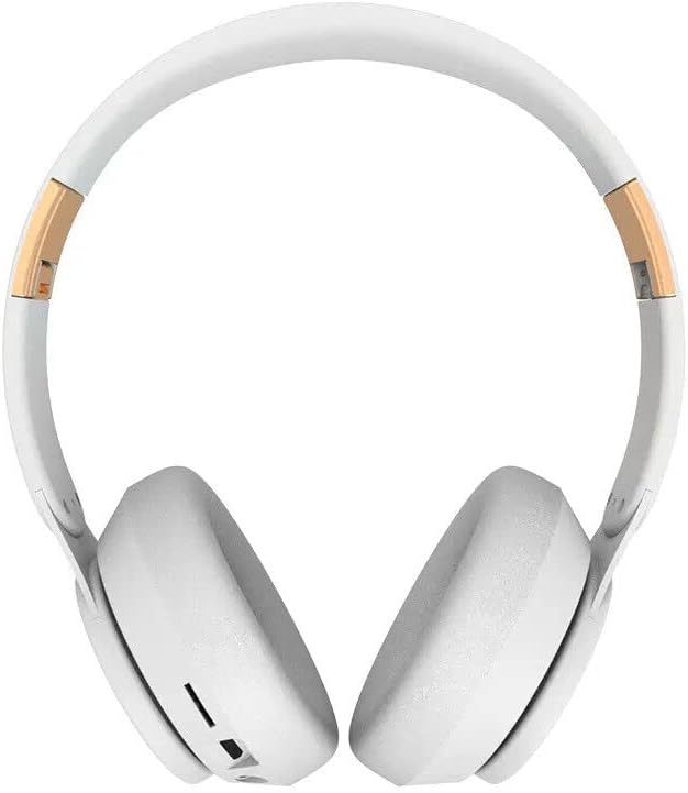 Безжични слушалки Bluetooth 5.0 за Samsung Galaxy M20 Безжични Режийни Сгъваеми Слушалки Bluetooth Hi-Fi Стерео Динамичен Дълбок Бас, Меки Слушалки Слушалки с микрофон - Бял